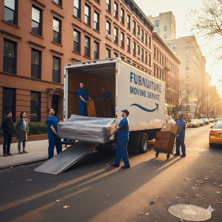Moving furniture service